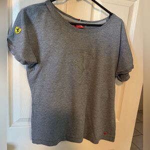 Ferrari Gray Kids T-Shirt
